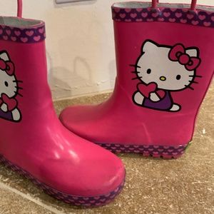 Girls Hello Kitty Rain Boots Size 11/12